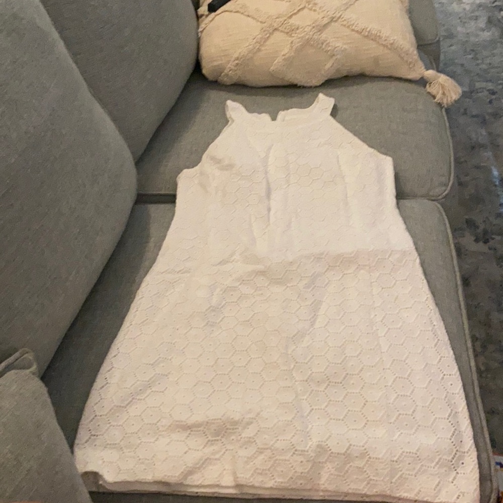 Michael Kors White Halter Dress